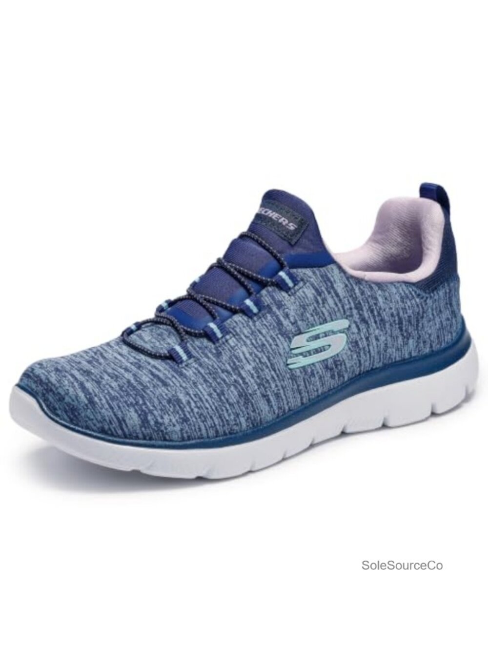 Women's Slip-On Athletic Sneakers Memory Foam Bungee Lace Comfort